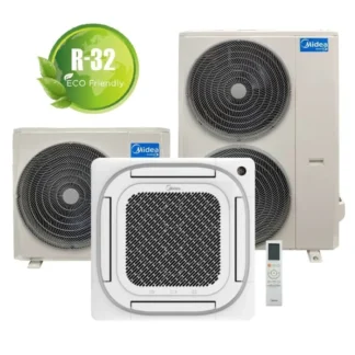 Conjunto Cassette Inverter Midea R32 - 5 TR F/C