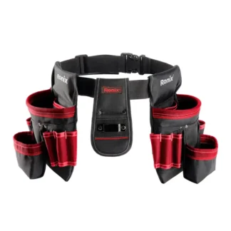 cinturon/faja de herramientas con 24 compartimentos